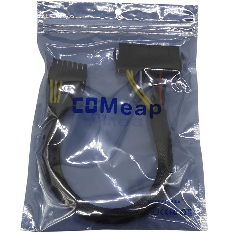 COMeap 24 Pin to 14 Pin ATX PSU Main Power Adapter Braided Sleeved Cable for IBM Lenovo PCs and Servers 12-inch(30cm) (Long Type) - Image 5